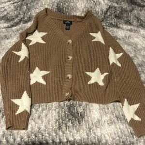Knitted star cardigan